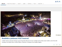 Tablet Screenshot of fesztival.mandiner.hu
