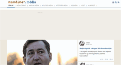 Desktop Screenshot of m.media.mandiner.hu