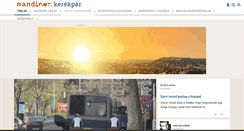 Desktop Screenshot of kerekpar.mandiner.hu