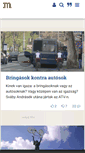Mobile Screenshot of kerekpar.mandiner.hu