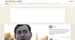 Desktop Screenshot of media.mandiner.hu