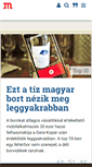 Mobile Screenshot of bor.mandiner.hu