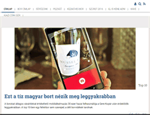 Tablet Screenshot of bor.mandiner.hu